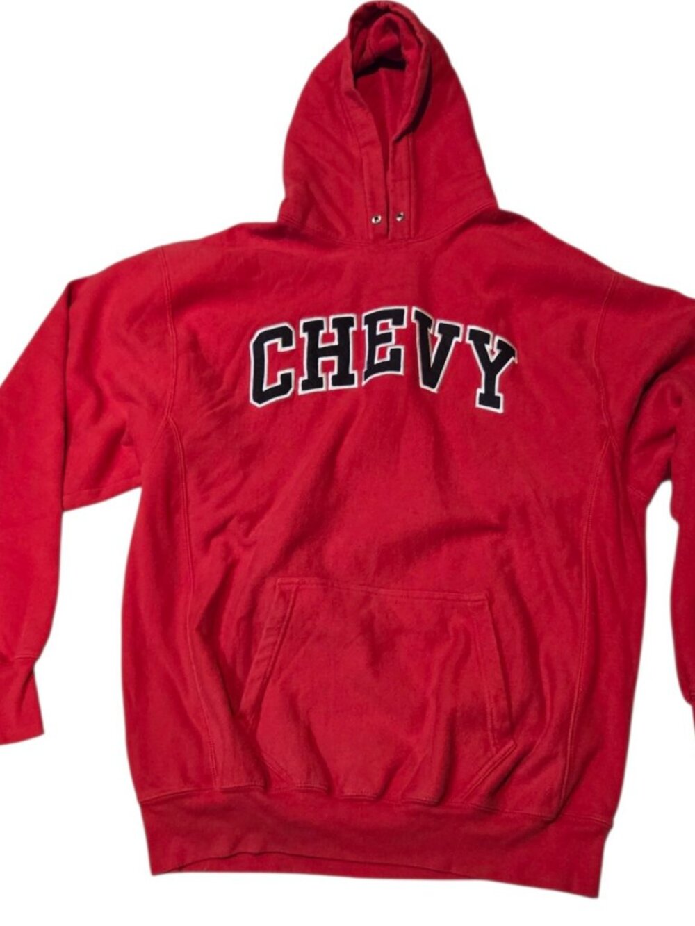 Steve And Barry's Chevy Racing Red Hoodie Sz XL Drawstring Missing
